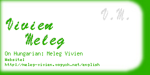 vivien meleg business card